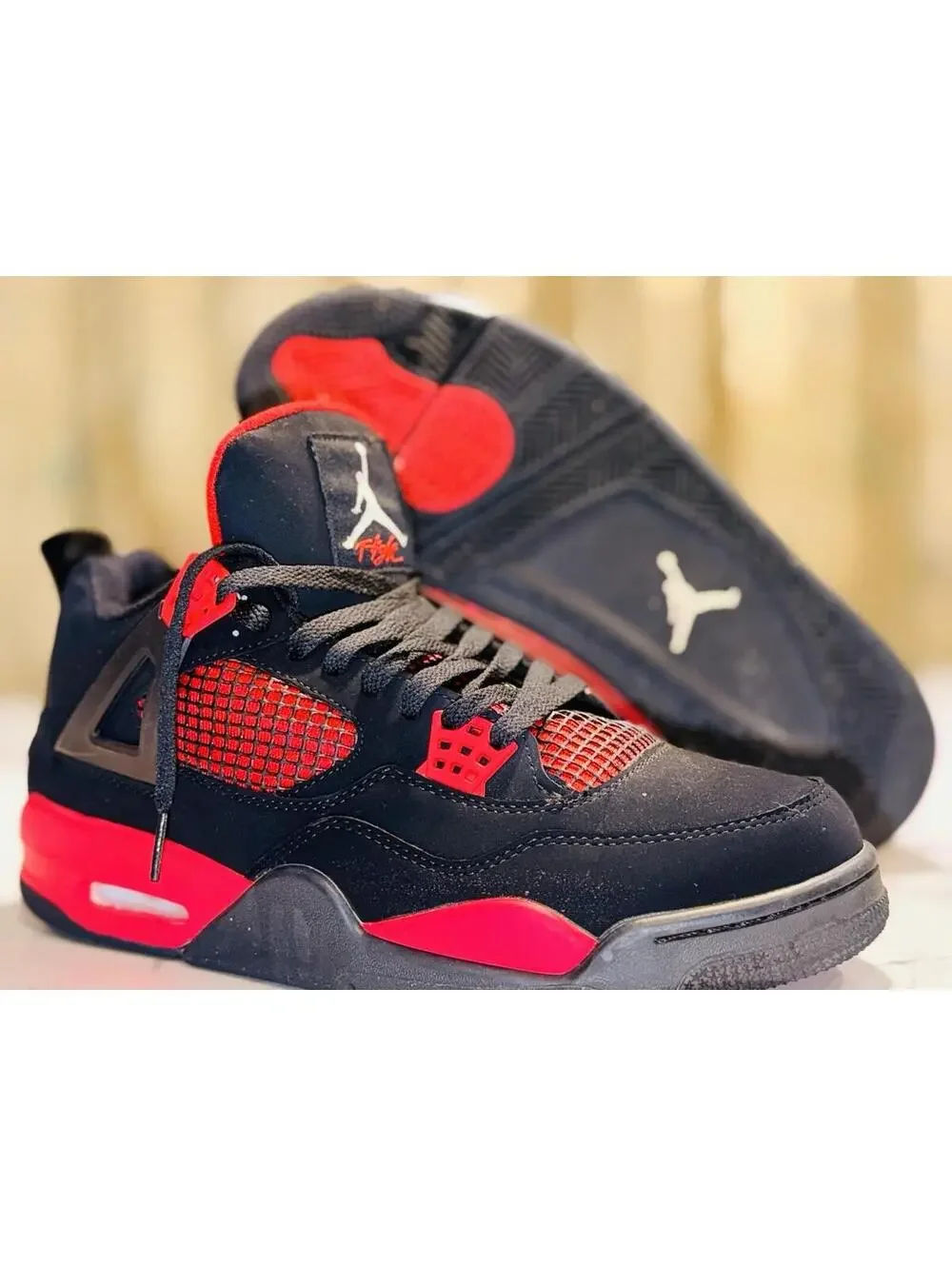 Size 11 - Nike Air Jordan 4 Retro 136013-063 Red Thunder